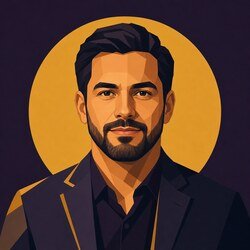 Retrato ilustrado de Camilo Andrés Vargas Herrera