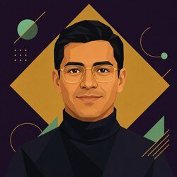 Retrato ilustrado de Jorge Iván Mejía Salazar