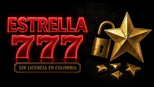 Estrella 777 sin licencia en Colombia: fact-check del casino y sus clones