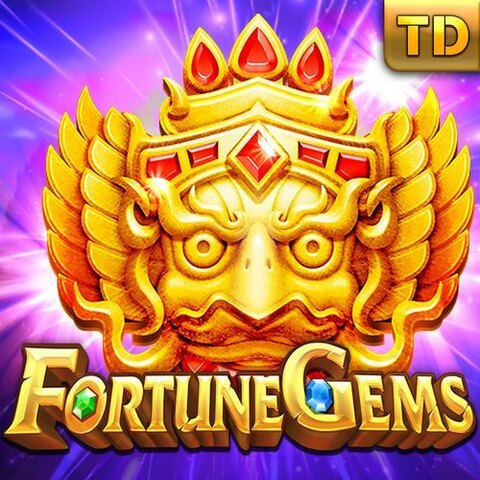Máscara dorada con gemas del slot Fortune Gems