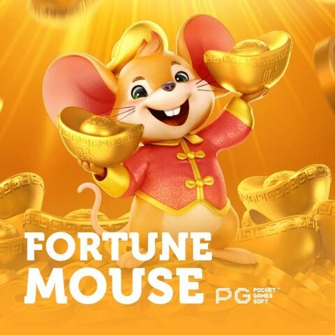 Ratón dorado con lingote del slot Fortune Mouse