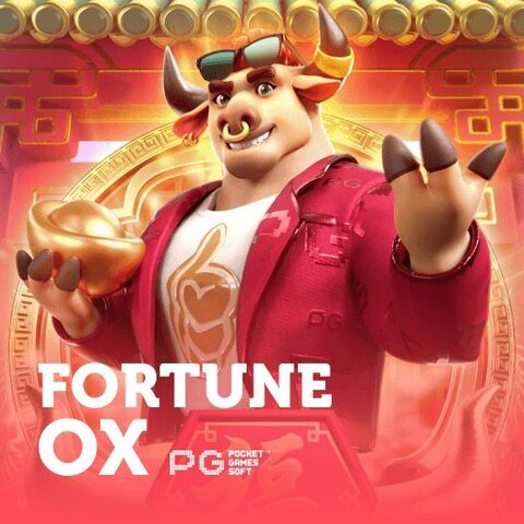 Buey rojo con traje imperial del slot Fortune Ox