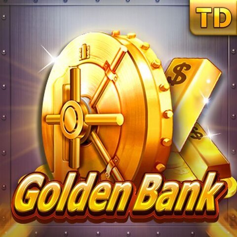 Bóveda bancaria dorada del slot Golden Bank