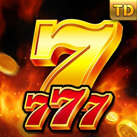 Sietes rojos en llamas del slot SevenSevenSeven